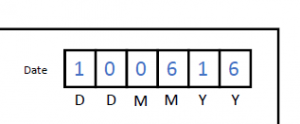 fill in the date