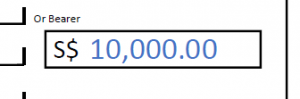 write amount